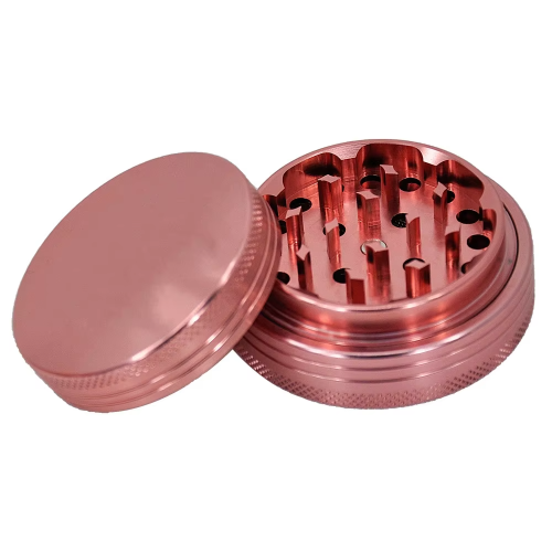 Manual Herb Grinder OEM/ODM Custom Logo 4 Layer Zinc Alloy Aluminium Premium Metal Tobacco Grinder