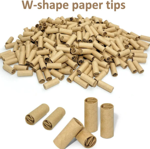 Pre Rolled Filter Tips W Shaped 6X18mm Rolling Paper Tip