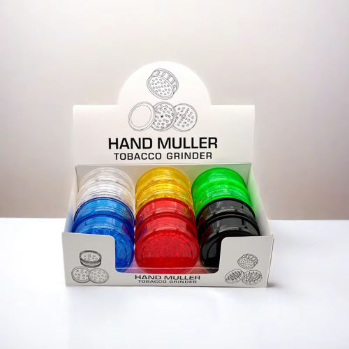 Factory Wholesale Smoking Tobacco Herb Grinder High Quality Custom Logo Plastic Herb Grinder