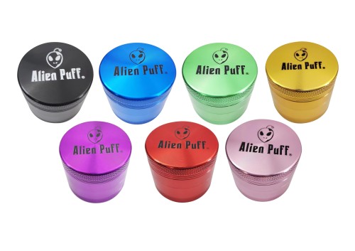 Personalized Custom Design 4 Parts Aluminium Alloy 63mm 50mm Smoking Herb Metal Grinder