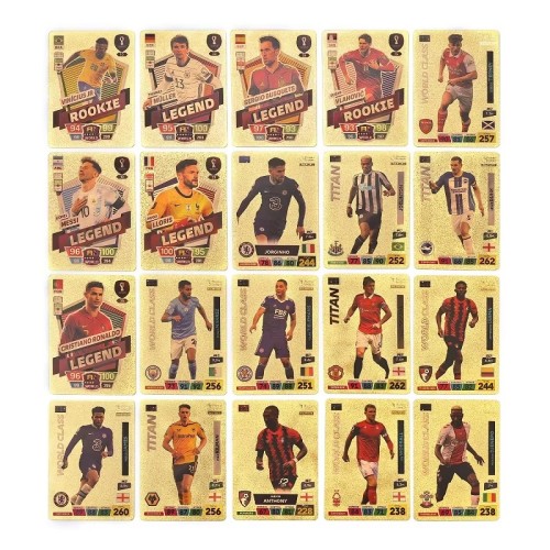 Pack Football Star Collection Trading Card Topps Football Star Trading Cards All-star Soccer Players Card