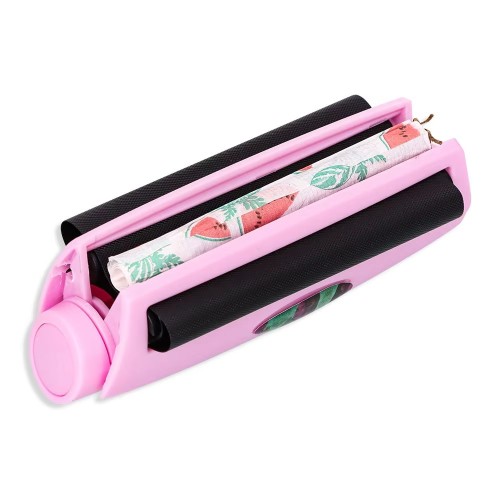 Cute Pink Plastic Cigarette Rolling Machine for 78mm Papers Pink Roller for Girls Custom Logo