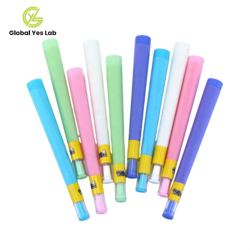 Wholesale Customizable Sizes and Color Pre Rolled Cone Paper with Glass Tips