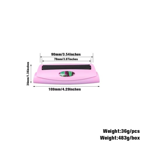 Cute Pink Plastic Cigarette Rolling Machine for 78mm Papers Pink Roller for Girls Custom Logo