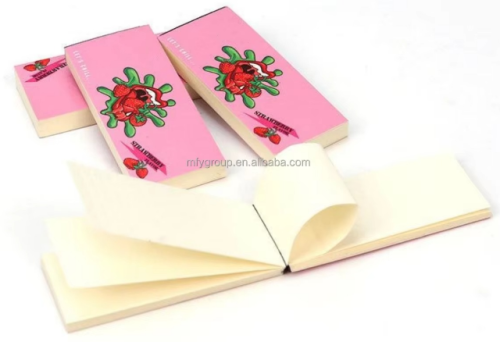 Custom Printed Flat Filter Crutch Booklets Paper Tips Customize Display Box