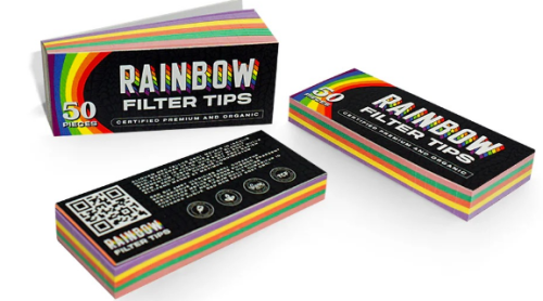 Custom Flat Rainbow 🌈 Crutch Tips