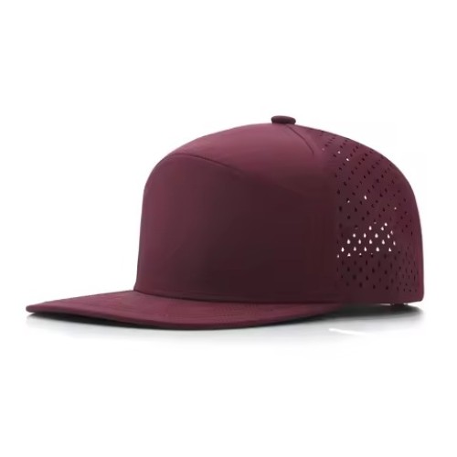 Factory Wholesale Stock Personalized Custom Sports Curved Edge Breathable Waterproof Nylon 6-panel Tennis Baseball Cap