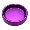 Eco-Friendly Reusable Round Ashtray Gold Wholesale Large Silicone Portable Free Custom Logo Cigar Ashtray
