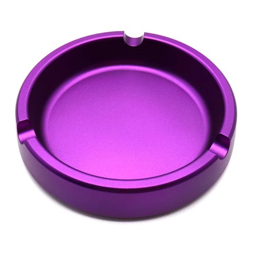 Eco-Friendly Reusable Round Ashtray Gold Wholesale Large Silicone Portable Free Custom Logo Cigar Ashtray