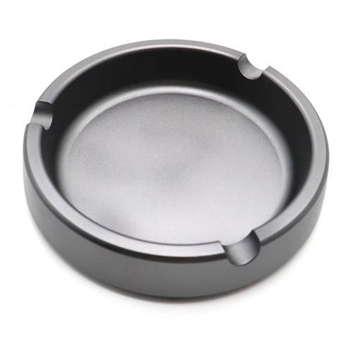 Eco-Friendly Reusable Round Ashtray Gold Wholesale Large Silicone Portable Free Custom Logo Cigar Ashtray
