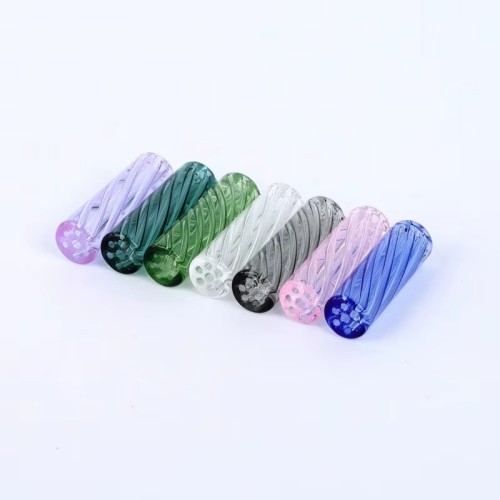 Filter Tips Handmade Unique 7 Holes Spiral 8 10 12mm Smoking Joint Tip for Pre-Rolled Roll Paper