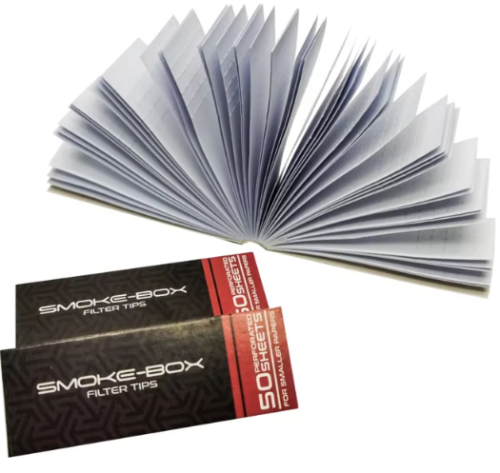 CUSTOM FILTER TIPS PAPER WHITE for SMOKING