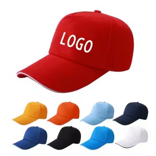 Factory Wholesale Stock Personalized Custom Sports Curved Edge Breathable Waterproof Nylon 6-panel Tennis Baseball Cap