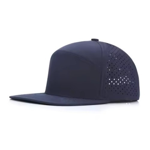 Factory Wholesale Stock Personalized Custom Sports Curved Edge Breathable Waterproof Nylon 6-panel Tennis Baseball Cap
