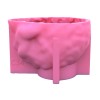 Easy Operating 3D Delicate Vines Leaves Wrapped Around Skull Head Halloween DIY Silicone Jar Ashtray Pot Mold