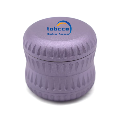 63mm Aluminum Custom logo Colorful Herb Grinder 4 Layer Scraper Grinder Tobacco