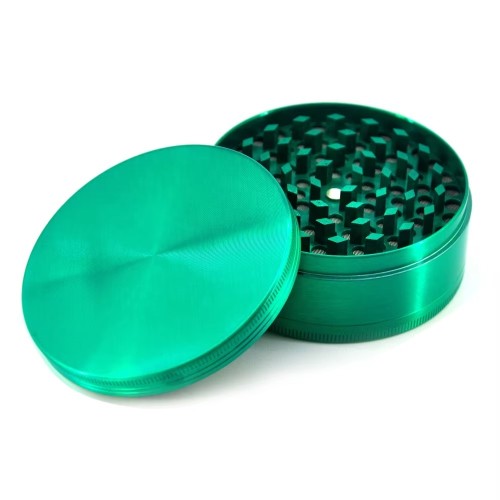 New Custom logo Black 75mm 3 Layers Zinc Alloy Metal Grinder Spice Grinder