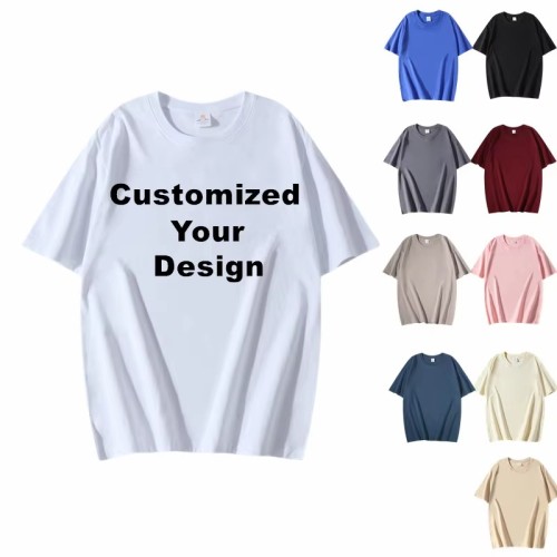 Manufacturer Customized Printed Brand Logo Cotton T Shirts for Men