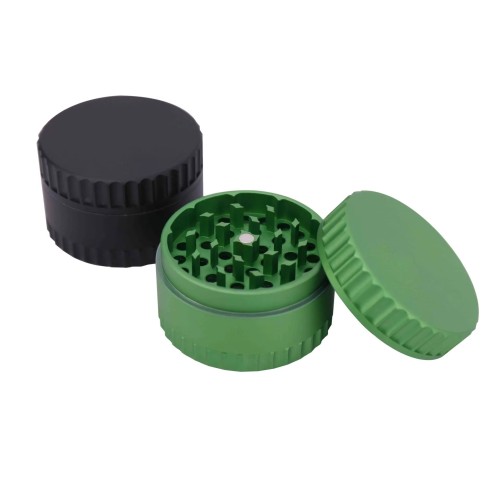 Wholesale Luxury Herb Grinders Custom 70mm Zinc Alloy Grinder 4 Parts Smoking Accessories Portable Herb Grinders