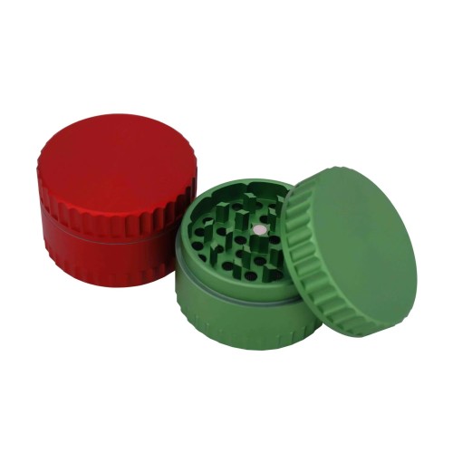 Wholesale Luxury Herb Grinders Custom 70mm Zinc Alloy Grinder 4 Parts Smoking Accessories Portable Herb Grinders