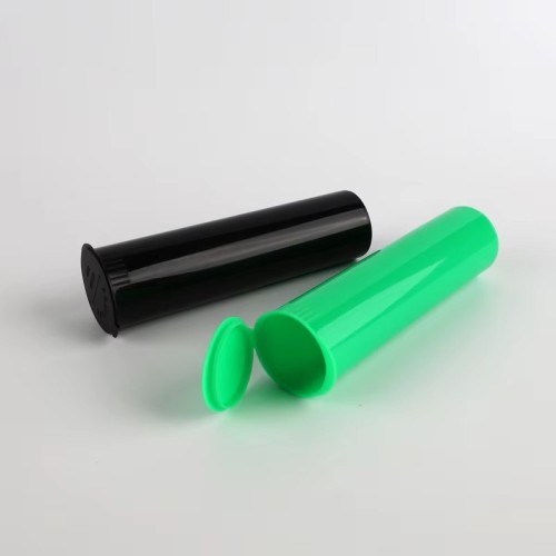 Pre-Rolling Tubes Plastic Child Proof Pop Top Tubes Medicine Packaging Plastic Vials