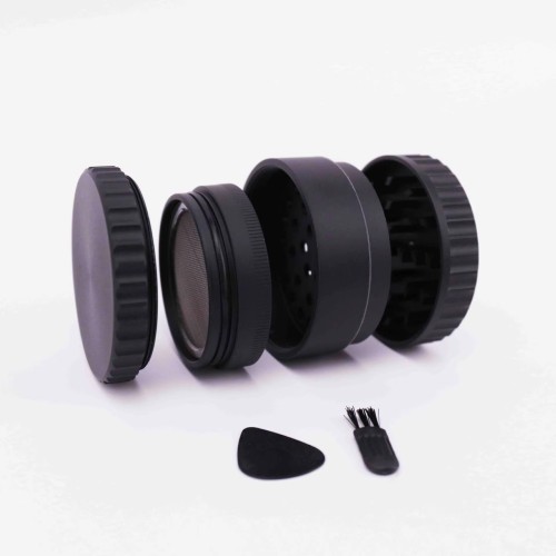 Wholesale Luxury Herb Grinders Custom 70mm Zinc Alloy Grinder 4 Parts Smoking Accessories Portable Herb Grinders