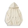 Teeplus 100% Cotton 350g Hoodie Casual Solid Pattern with Hooded Collar for Autumn Season