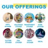 Manufacturer High Quality Custom Puffy Sticker Personalized Designs Cute Cartoon 3D Waterproof Stickers