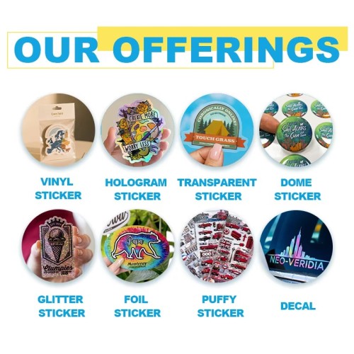 Manufacturer High Quality Custom Puffy Sticker Personalized Designs Cute Cartoon 3D Waterproof Stickers