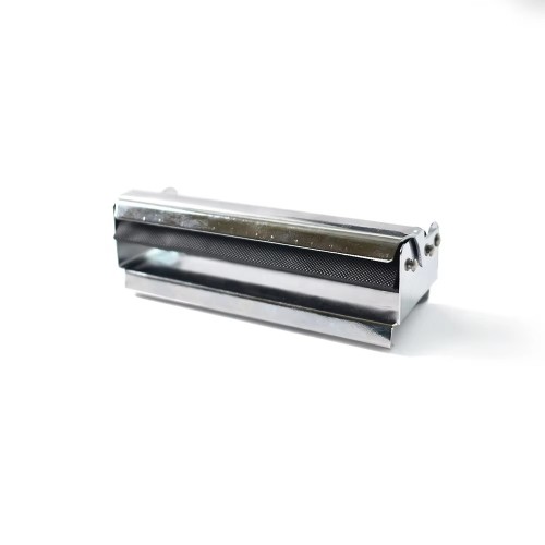 Stainless Steel Manual Roller Custom logo Smoking Metal Cigarette Rolling Machine with Lid