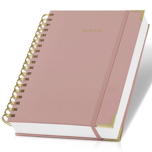 Factory Sale Hardcover Spiral Notebook Custom Designed Journal A5 Thick PU Leather Notebook with Customisable Logo