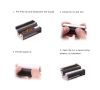 Stainless Steel Manual Roller Custom logo Smoking Metal Cigarette Rolling Machine with Lid