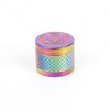 Wholesale Hot Sale Custom Logo Colorful 3 Layers Zinc Alloy Metal Tobacco Smoking Herb Grinder