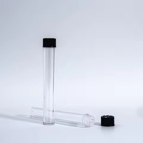 Hot Selling Wholesale 110mm Transparent Storage Cone Tubes Custom Airtight Pre Roll Plastic Storage Containers