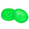 BEYOU 63mm Plastic Custom Logo Spice Tobacco Grinder 2 Layers Dry Herb Smoking Grinder