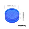 BEYOU 63mm Plastic Custom Logo Spice Tobacco Grinder 2 Layers Dry Herb Smoking Grinder