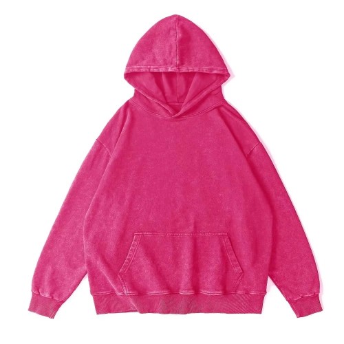 Hoodie Acid Wash Oversized Hoodie Vintage Men Heavyweight French Terry Hoodie Custom