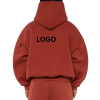 Hoodie Sweatshirts Custom Logo Brand Solid Color Full Print Plus Size Hoodies for Winter