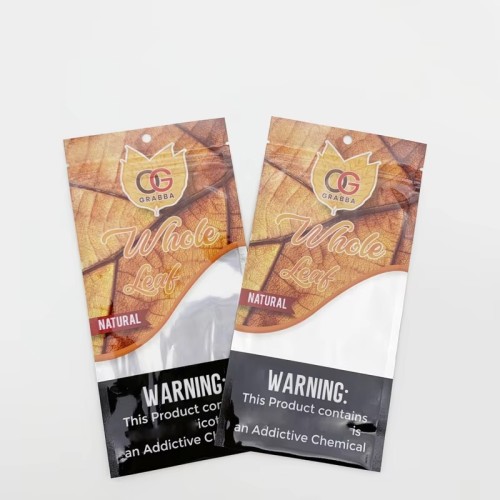Roll Tobacco Food Grade Foil Bag Packing