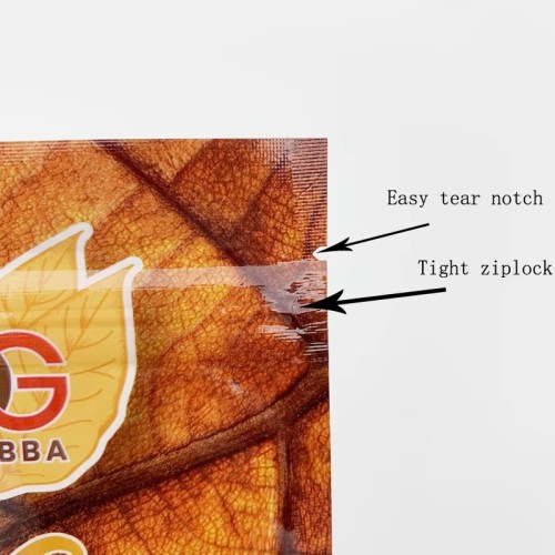 Roll Tobacco Food Grade Foil Bag Packing