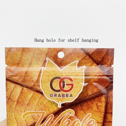 Roll Tobacco Food Grade Foil Bag Packing