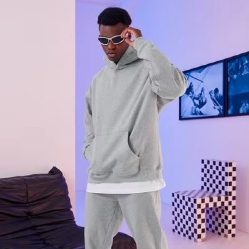 Winter Warm Essential Heavy Cotton Hoodie Custom Brand logo Mens Streetwear Clothes Oversized Hoodies