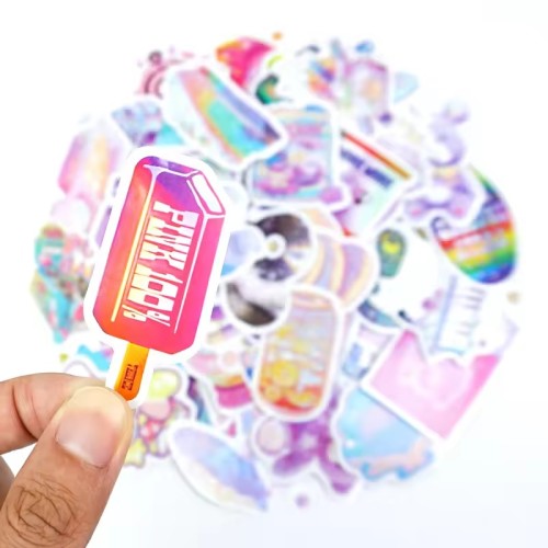 Custom Printing Waterproof Vinyl Stickers Die Cut Stickers Adhesive Pvc Label Sticker