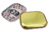Factory Wholesale Custom Metal Serving Tray Tobacco Smoking Tray Tin Rolling Tray