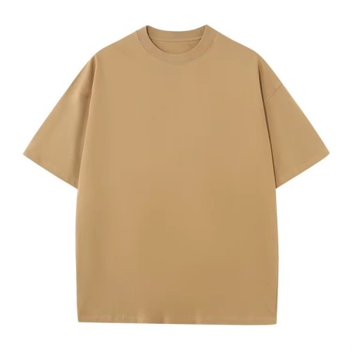 100% Cotton 270g Heavyweight Printed Brand logo Plus Size Casual Tshirts 