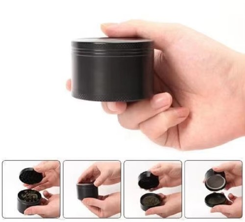 Custom Logo Pattern Tobacco Grinder, Multi-Color Home Manual Grinder, Smoking Accessories