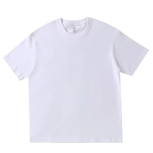 100% Cotton Branded T-Shirt Oversized Short Length Casual Style Custom Black Puff Print Men Blank Design Fashion T-Shirt