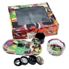 Free Sample Custom Logo Smoking Kit 5 in 1 with Gift Box Grinder Tray Jar Container Smoking Accessories Sets