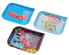 Factory New Shape 18x14cm Metal Funnel Tray Custom Tobacco Operation Tin Tray Portable Rolling Tray