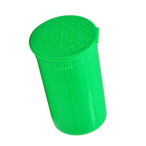 Medical Squzze Pill Bottle Plastic Vials Child Proof Container Pop Top Bottle Vials